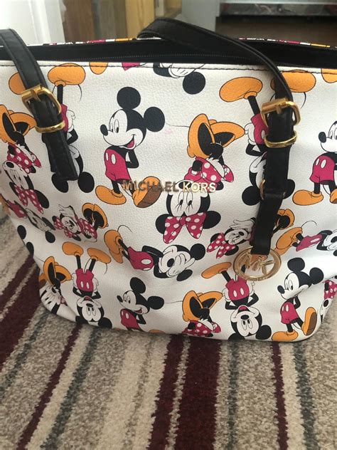 michael kors weiße mickey und mini mouse tasche|michael kors mini backpack.